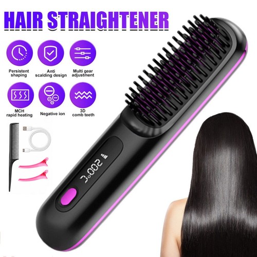 Cordless hair straightener - hair,