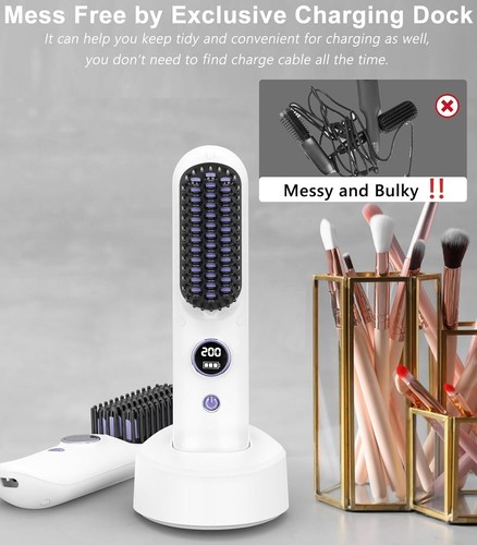 Cordless hair straightening - hair,