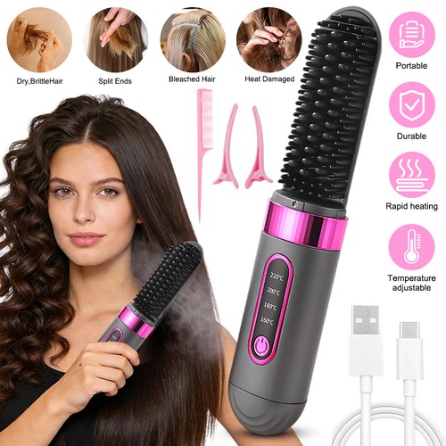 Straightener brush mini - straightener, hair