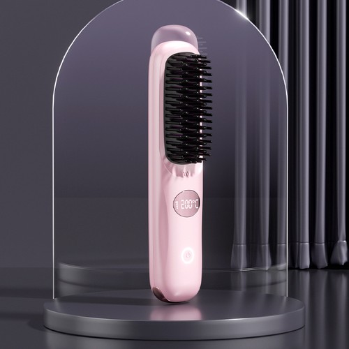 Cordless hot comb hair - comb,