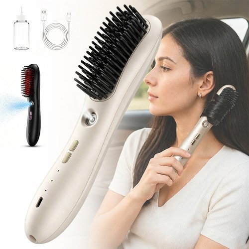Ionic hair straighteners brush - straighteners,